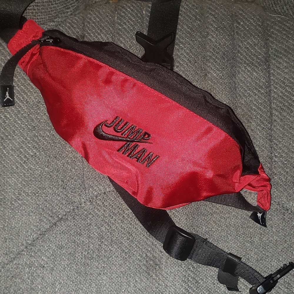 Jump Men's Red and Black Belt Bag